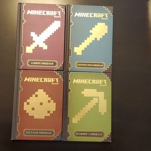 4 Minecraft Handbooks Used
